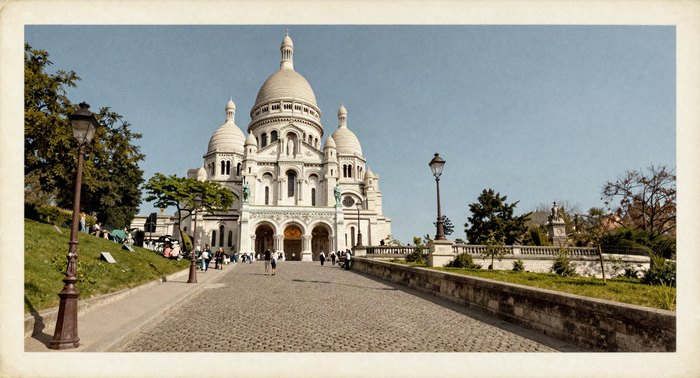 The Sacre-Coeur Basilica, Montmartre, Paris